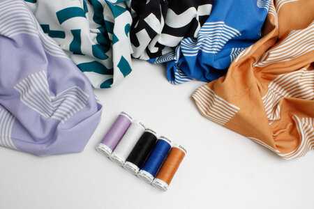COUPON 70 CM Ansje X Misusu - Wavy Lavender JERSEY