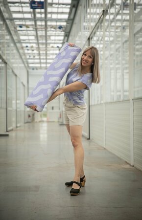 COUPON 70 CM Ansje X Misusu - Wavy Lavender JERSEY
