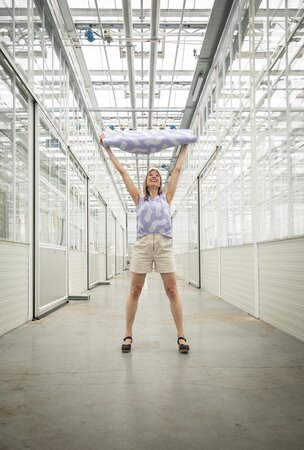 COUPON 70 CM Ansje X Misusu - Wavy Lavender JERSEY