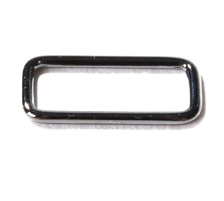 Zilver metalen passant 25mm