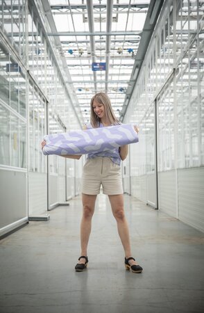 COUPON 25 CM Ansje X Misusu - Wavy Lavender JERSEY