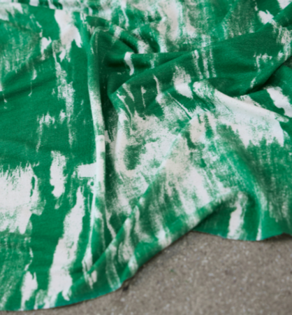 meetMilk - GRUNGE CREPE JERSEY - FROG with LENZINGâ„¢ ECOVEROâ„¢ Viscose