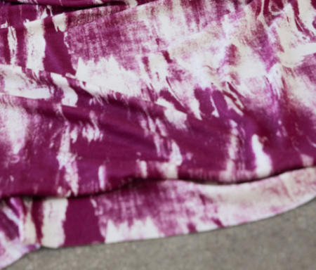 meetMilk - GRUNGE CREPE JERSEY - Cherry with LENZINGâ„¢ ECOVEROâ„¢ Viscose