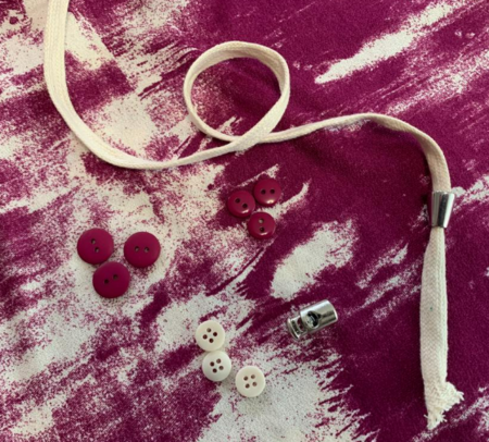 meetMilk - GRUNGE CREPE JERSEY - Cherry with LENZINGâ„¢ ECOVEROâ„¢ Viscose