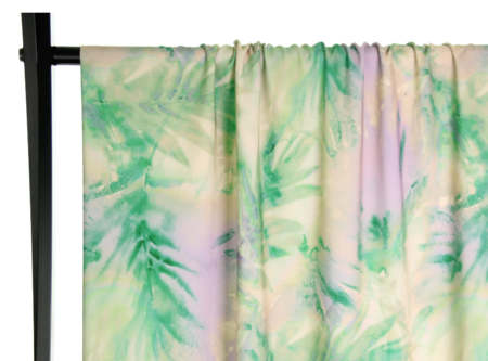 Atelier Jupe - Tropical tie dye lilac green VISCOSE