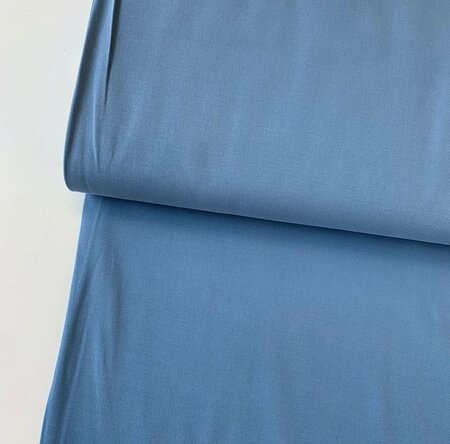 COUPON 130 CM Toptex - TENCEL STRETCH TWILL - Hemelsblauw