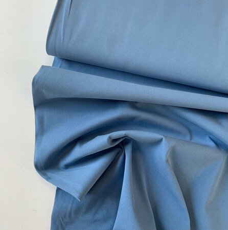 COUPON 40 CM Toptex - TENCEL STRETCH TWILL - Hemelsblauw