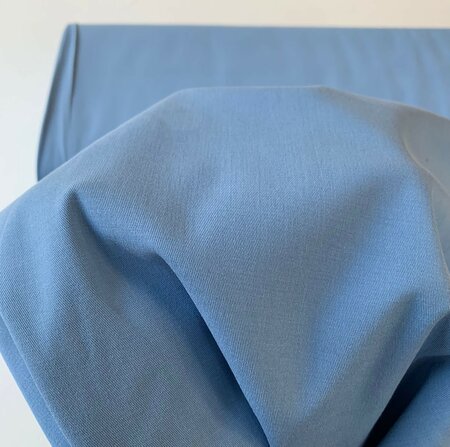 COUPON 40 CM Toptex - TENCEL STRETCH TWILL - Hemelsblauw