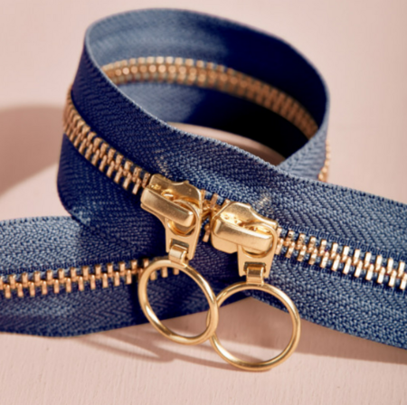 Atelier Brunette - GOLD COBALT DUBBELE RITS 40 CM