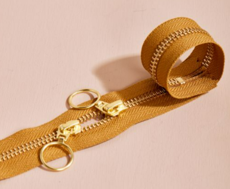 Atelier Brunette - GOLD Ochre/Tender Toffee DUBBELE RITS 40 CM