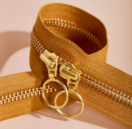 Atelier Brunette - GOLD Ochre/Tender Toffee DUBBELE RITS 40 CM