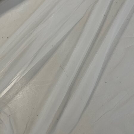 COUPON 60 CM Recycled Mesh/Tule ROICAâ„¢ OFF WHITE