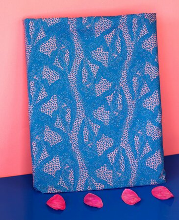 COUPON 80 CM Madame IRIS - Malia KATOEN POPLIN GOTS