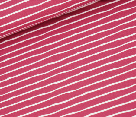 Stoffonkel HOLUNDER good vibes stripes JERSEY GOTS