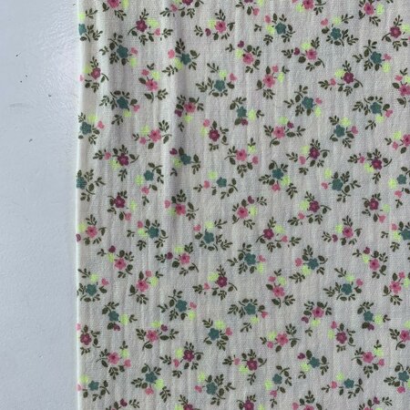 COUPON 155 CM Hilco - Sandy Neon Yellow DOUBLE GAUZE BIOKATOEN