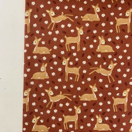 COUPON 45 CM Hilco - 'Oh my deer' JERSEY
