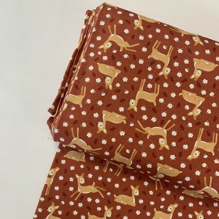 COUPON 45 CM Hilco - 'Oh my deer' JERSEY