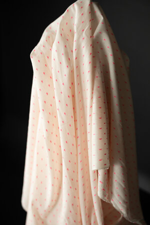 COUPON 130 CM Merchant & Mills - Pink Soda Dobby Indian Cotton