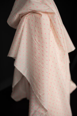 COUPON 130 CM Merchant & Mills - Pink Soda Dobby Indian Cotton