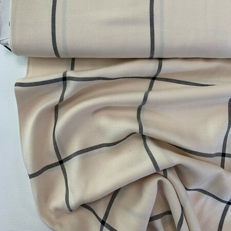 Editex/Knipmode - Windowpane VISCOSE