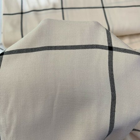 Editex/Knipmode - Windowpane VISCOSE