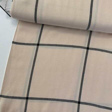 Editex/Knipmode - Windowpane VISCOSE