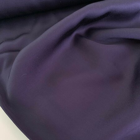 A La Ville - Navy VISCOSE SATIJN