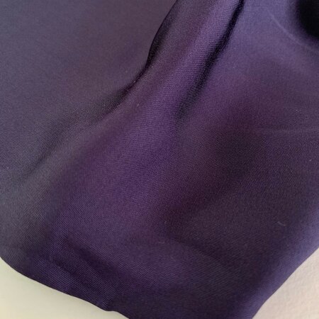 A La Ville - Navy VISCOSE SATIJN