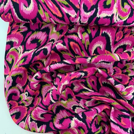 A La Ville - Pink ornaments VISCOSE