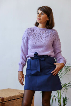Lise Tailor - Inkt - GABARDINE STRETCH