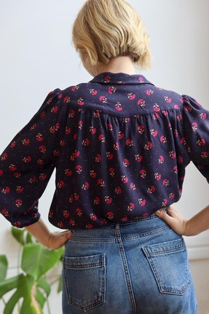 Lise Tailor - Bérénice Encre Viscose - OEKO-TEX® STeP & FSC