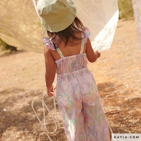 Katia - Tie Dye Hummingbirds POPLIN KATOEN