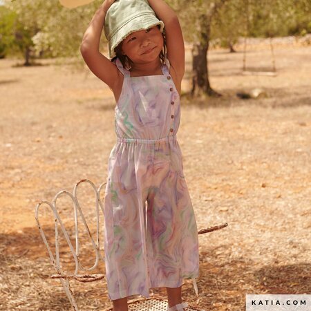 Katia - Tie Dye Hummingbirds POPLIN KATOEN
