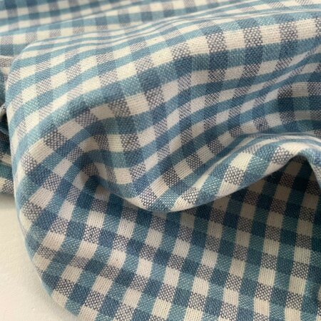 Bijou Blue Moon Check FLANEL KATOEN