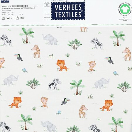 Verhees GOTS - Baby Safari - Jersey (GOTS)