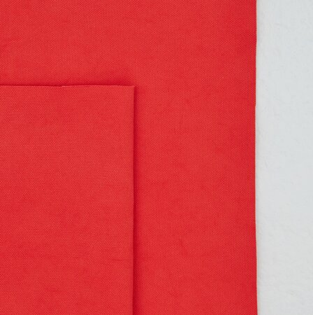 COUPON 150 CM mindtheMAKER - HEAVY WASHED CANVAS - Scarlet