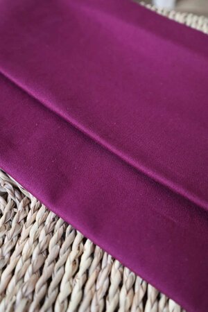 COUPON 40 CM Lise Tailor -Paars - GABARDINE STRETCH