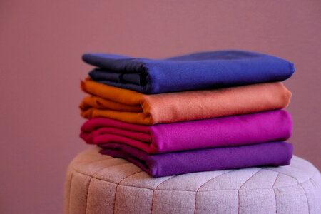 COUPON 70 CM Lise Tailor -Paars - GABARDINE STRETCH