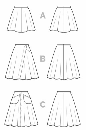 KNEUSJE Closet Core Patterns - Fiore Skirt