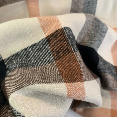 Editex - Sienna check FLANEL KATOEN