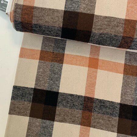 Editex - Sienna check FLANEL KATOEN