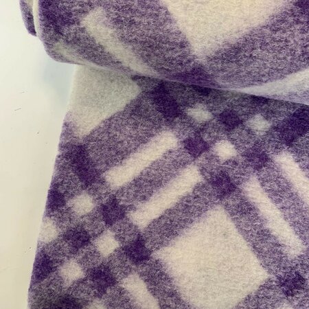 COUPON 190 CM Editex Warm Lavender MANTEL STOF