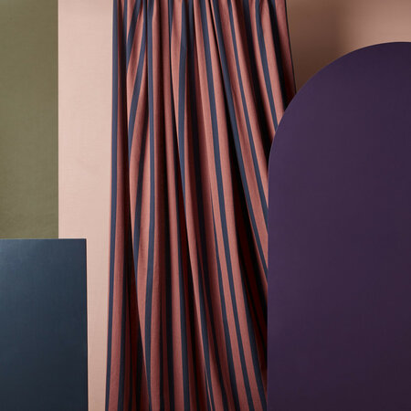 COUPON 55CM Atelier Brunette -Ray Chestnut TWO TONE COTTON