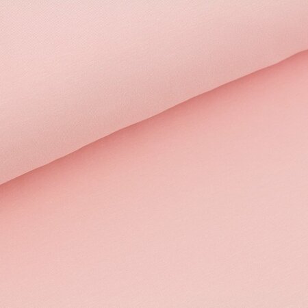 COUPON 80 CM Stoffonkel - Peach Pink Solid FRENCH TERRY