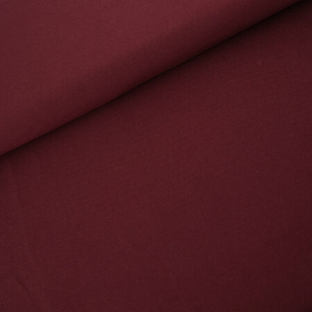 Stoffonkel Solid Bordeaux JERSEY GOTS