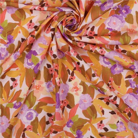 NERIDA HANSEN X VERHEES - Lenzing Ecovero - Digital Floral Mustard