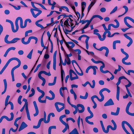 NERIDA HANSEN X VERHEES - Lenzing Ecovero - Boho Geo Purple