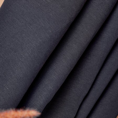 COUPON 90 CM Atelier Brunette -Night VISCOSE LINNEN