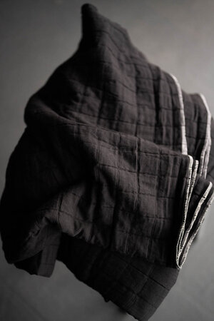 COUPON 170Merchant & Mills - Lunar Black Jacquard/Quilted cotton