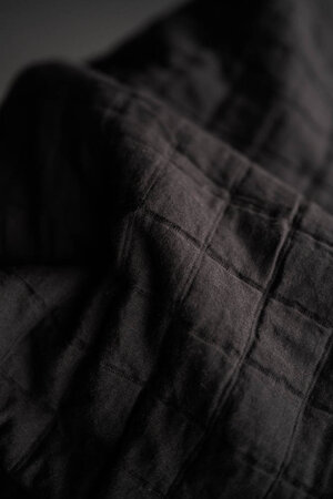 COUPON 170Merchant & Mills - Lunar Black Jacquard/Quilted cotton